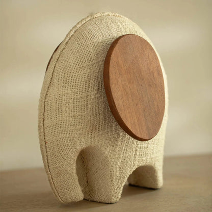 Anarva - Ecomix Elephant With Fabric &amp; Wood Small