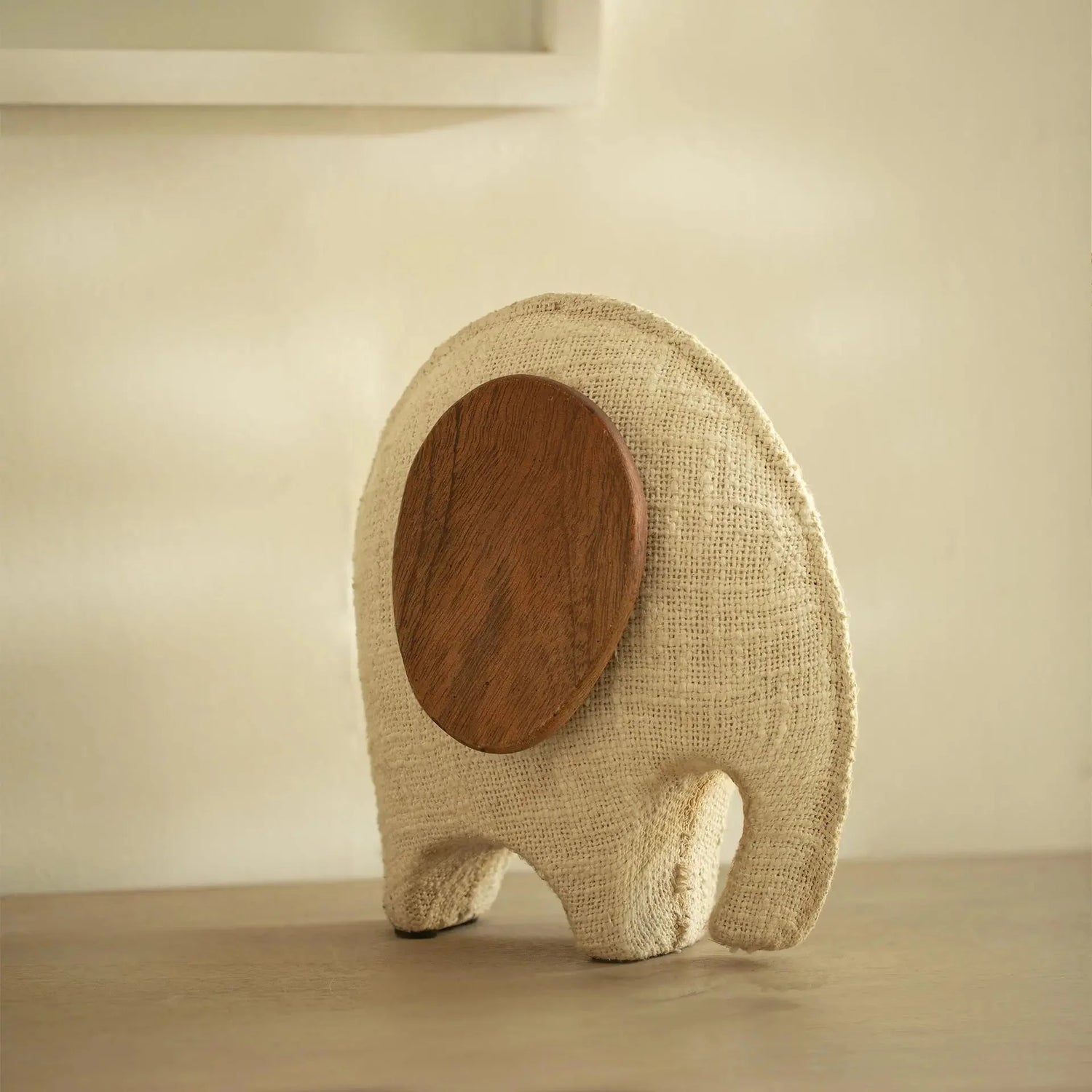 Anarva - Ecomix Elephant With Fabric &amp; Wood Small