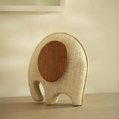 Anarva - Ecomix Elephant With Fabric &amp; Wood Small