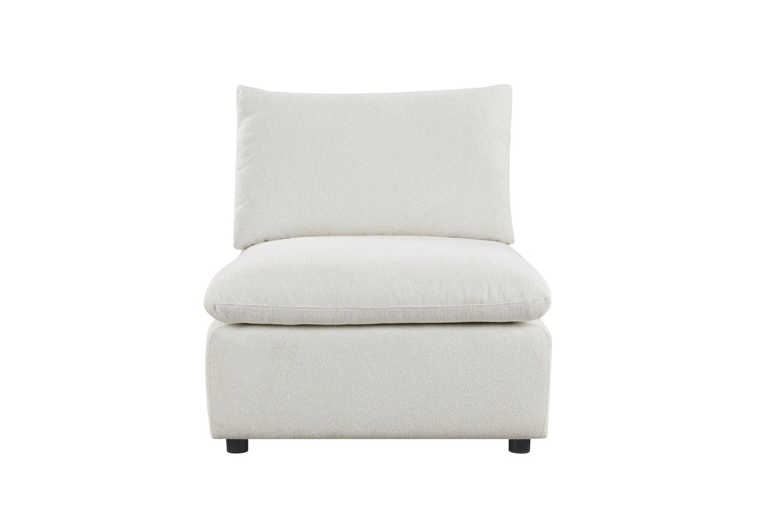 Anees Beige Armless Chair (86CM)