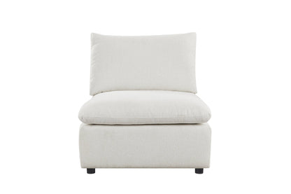 Anees Beige Armless Chair (86CM)