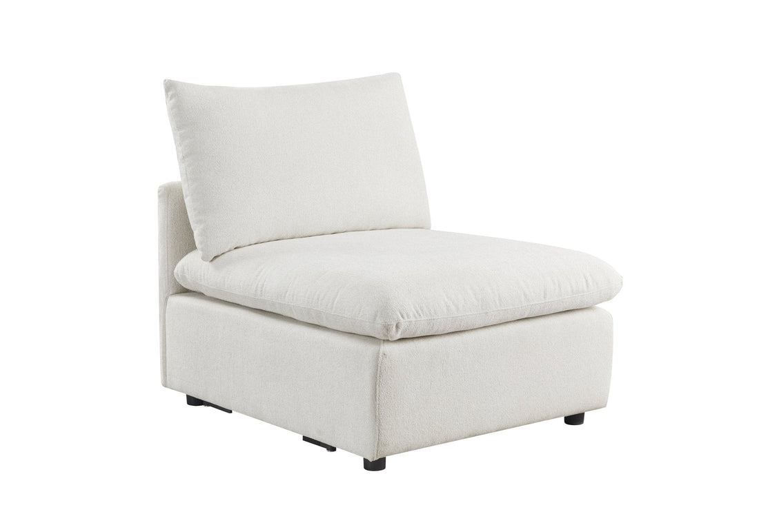Anees Beige Armless Chair (86CM)