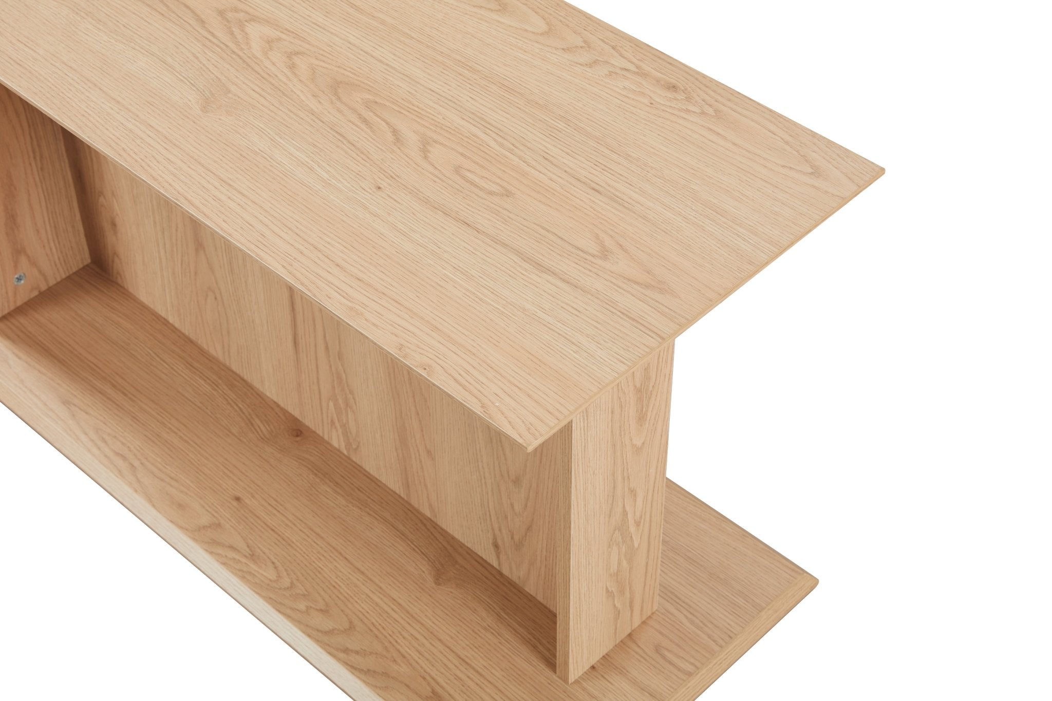 Anees Beige natual oak SOFA TABLE (39CM)