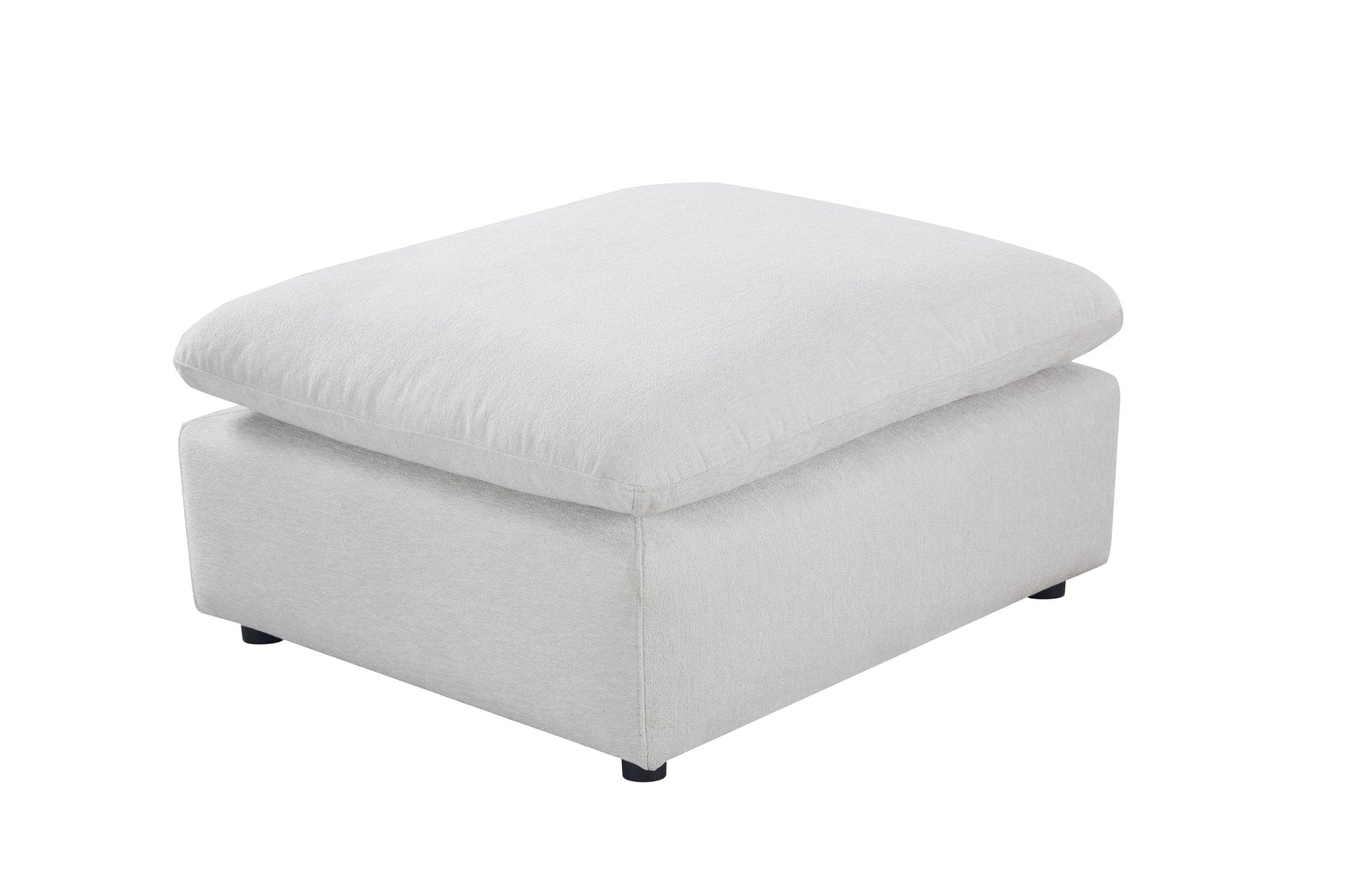 Anees Beige OTTOMAN  (88CM)