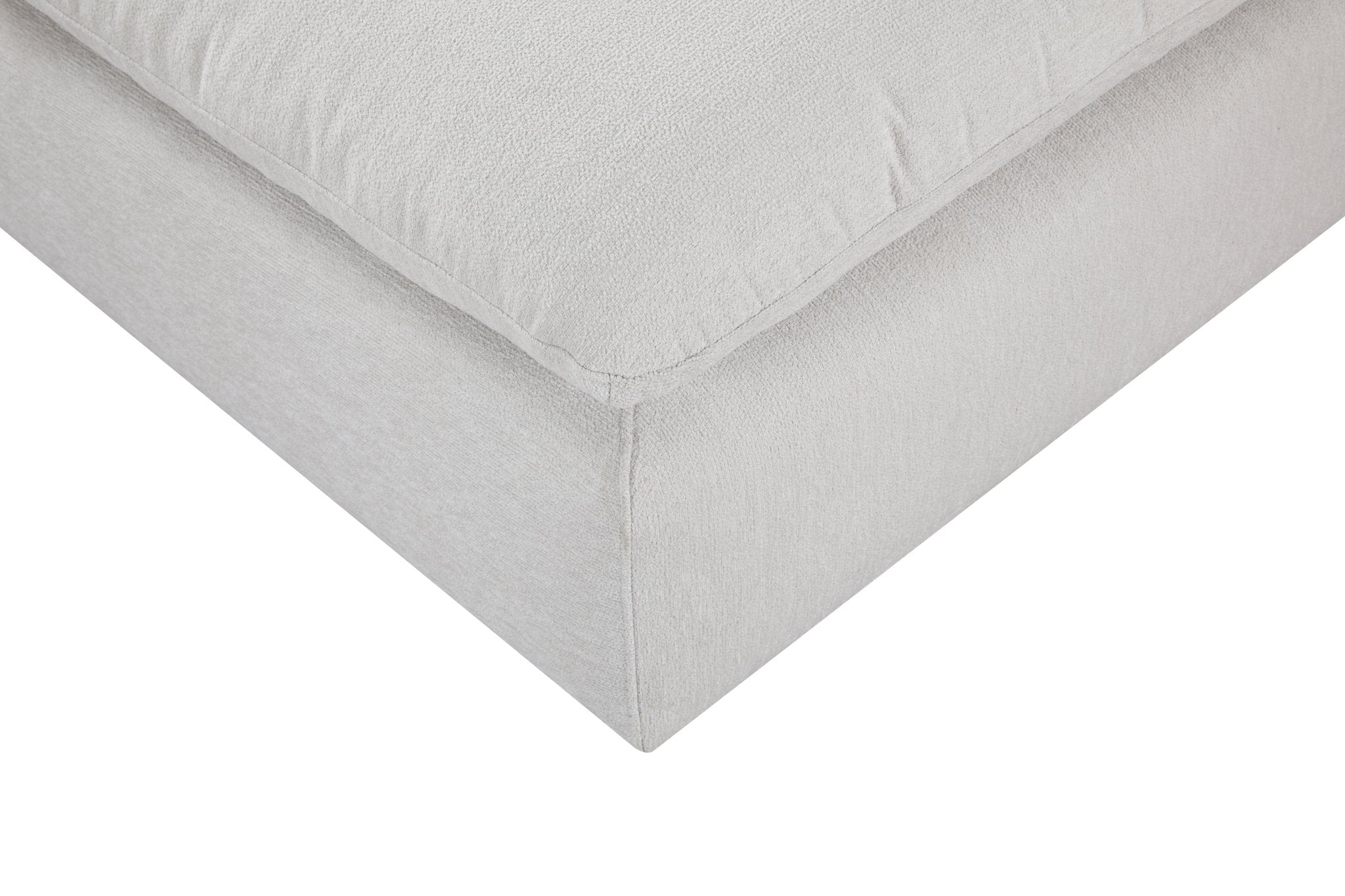 Anees Beige OTTOMAN  (88CM)