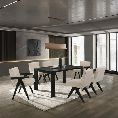 Apex Whitewash Dining Table