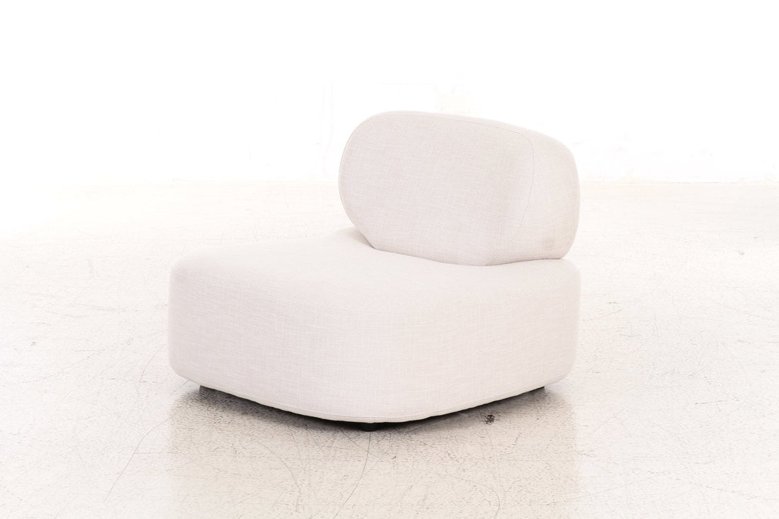 Arena White Accent Chair