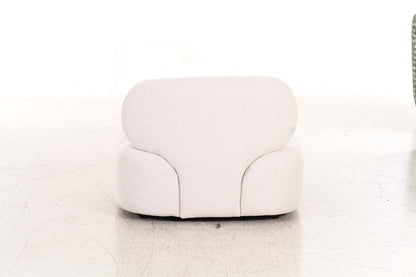 Arena White Accent Chair