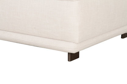 Arena White Armless Chair