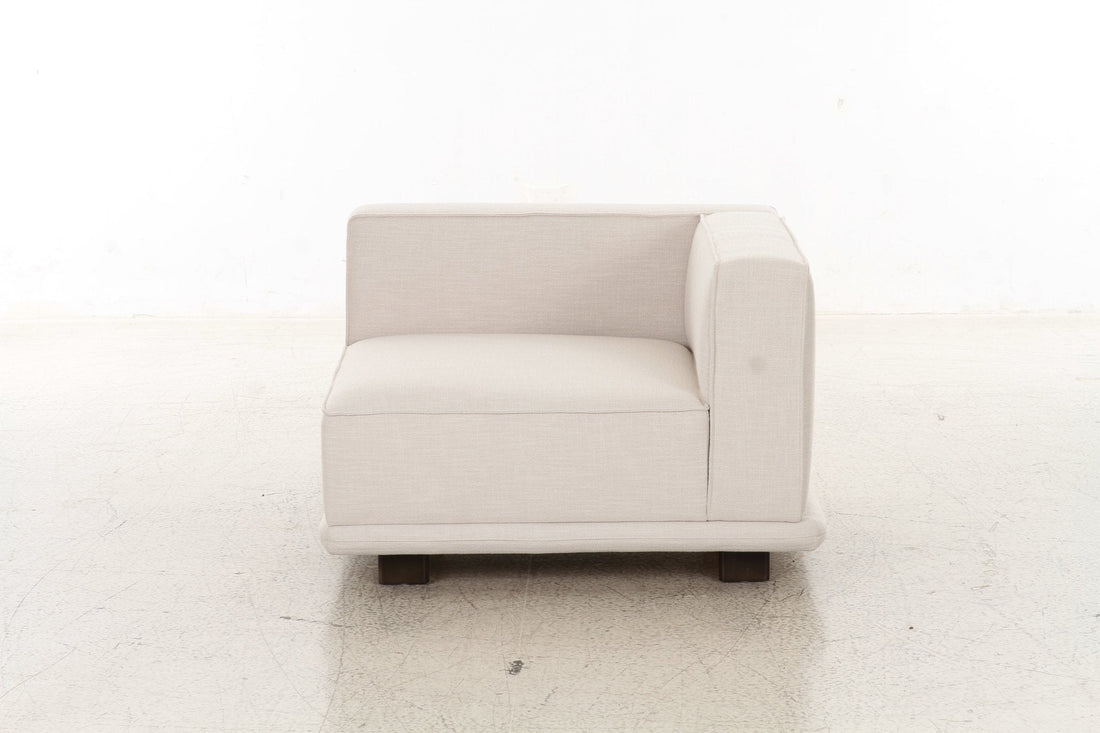 Arena White Corner sofa