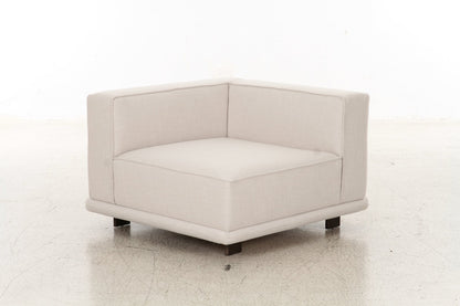 Arena White Corner sofa