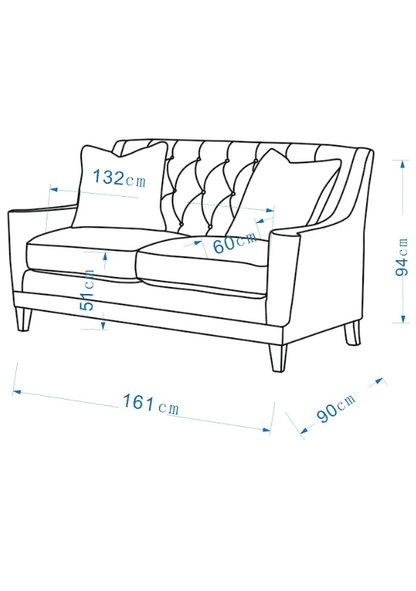 Aria Beige Loveseat