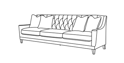 Aria Beige XL Sofa
