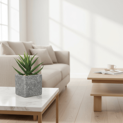 Artificial Potted Succulent Plants 12CM Indoor
