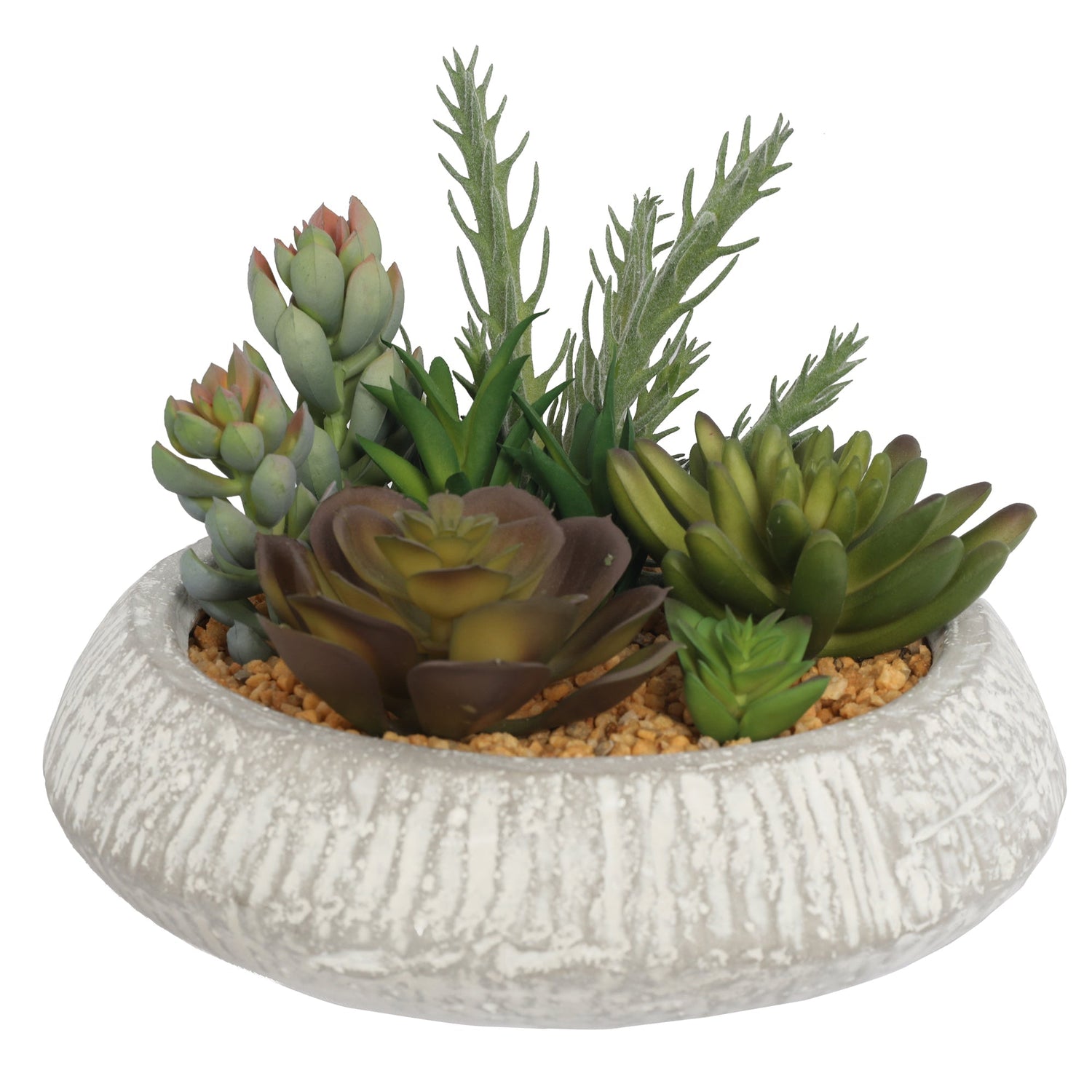 Artificial Succulent Plants In Pots 16.7CM