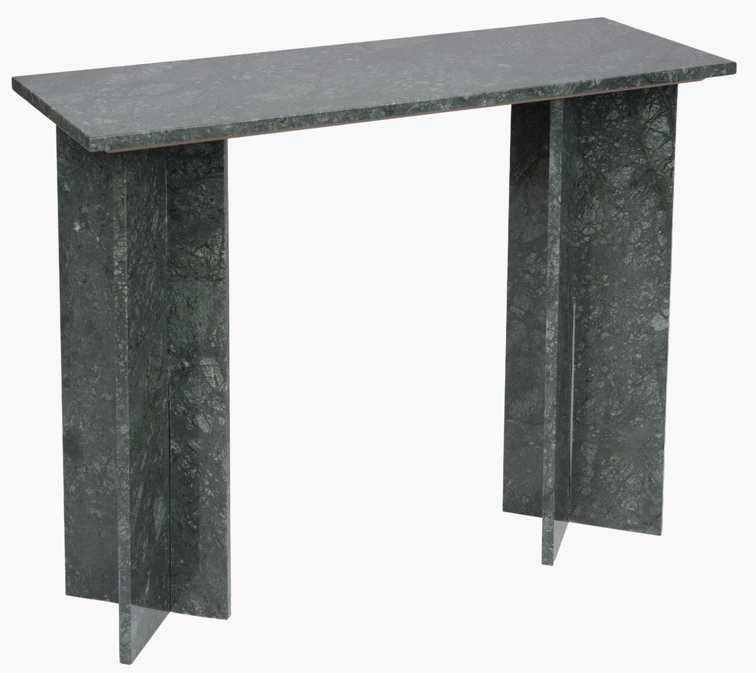 Atrium Green Marble Console Table