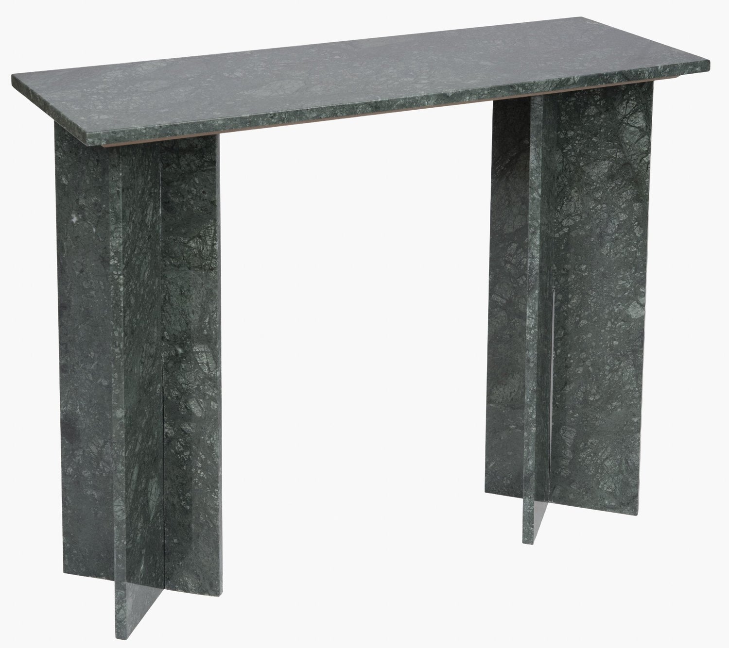 Atrium Green Marble Console Table