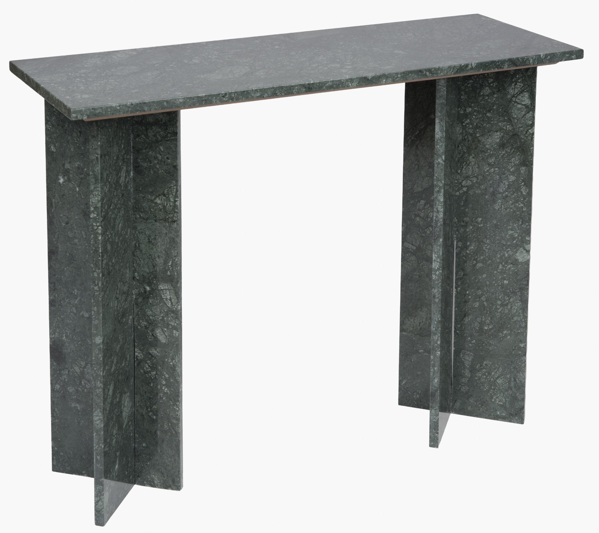 Atrium Green Marble Console Table
