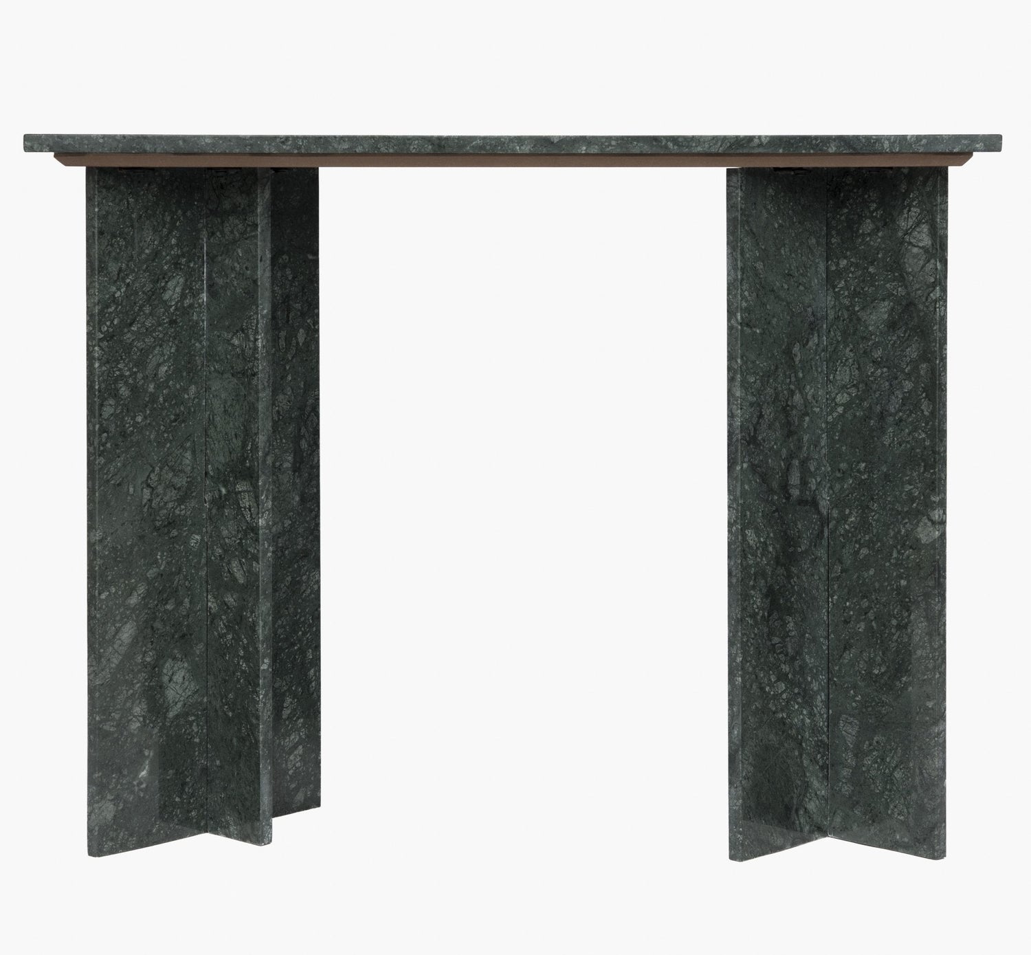 Atrium Green Marble Console Table