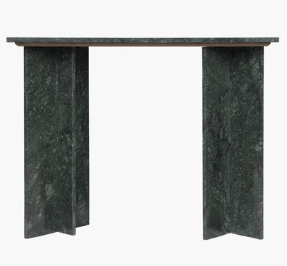 Atrium Green Marble Console Table