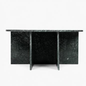 Atrium Green Marble Round Coffee Table