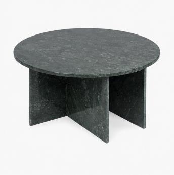 Atrium Green Marble Round Coffee Table