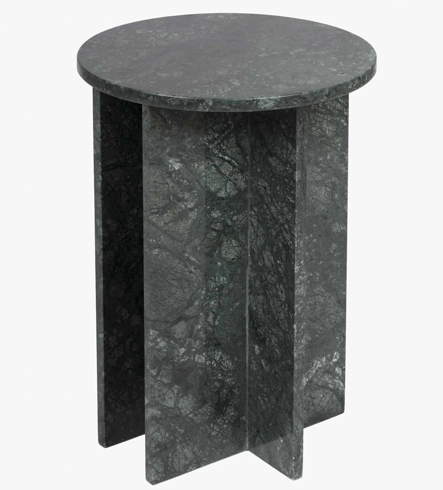 Atrium Green Marble Round side Table