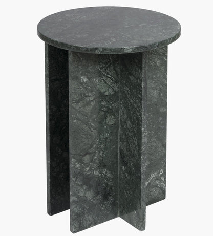 Atrium Green Marble Round side Table
