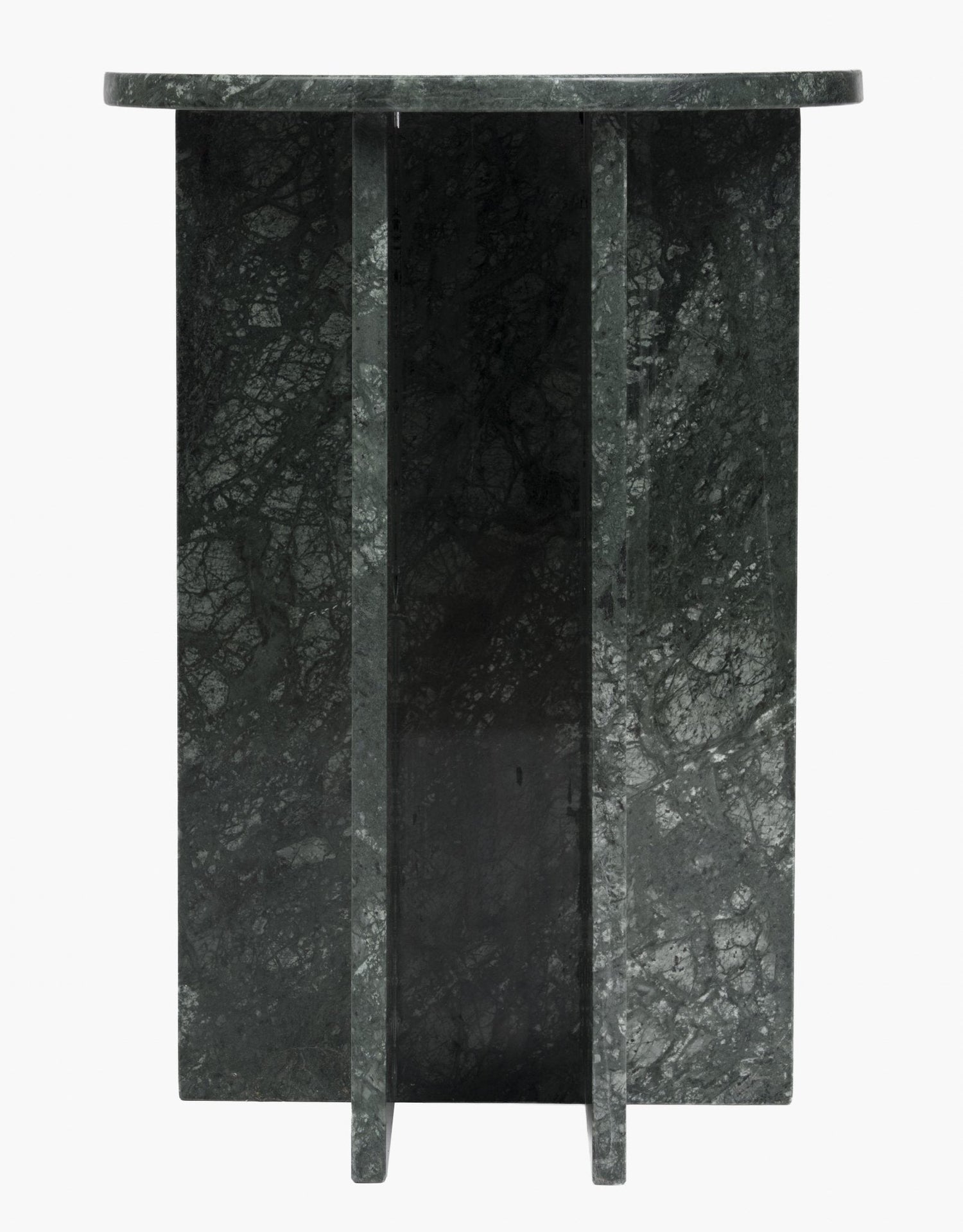 Atrium Green Marble Round side Table