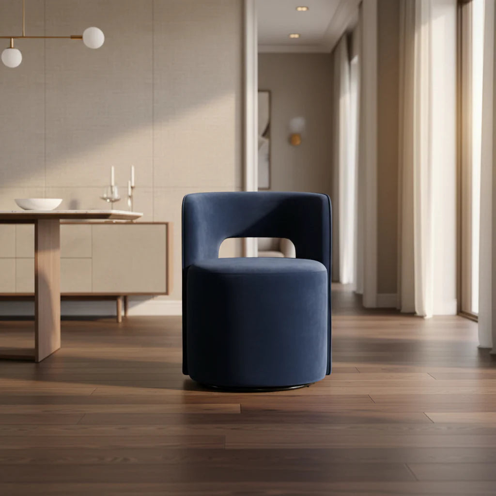 Aura Navy Dining Chair