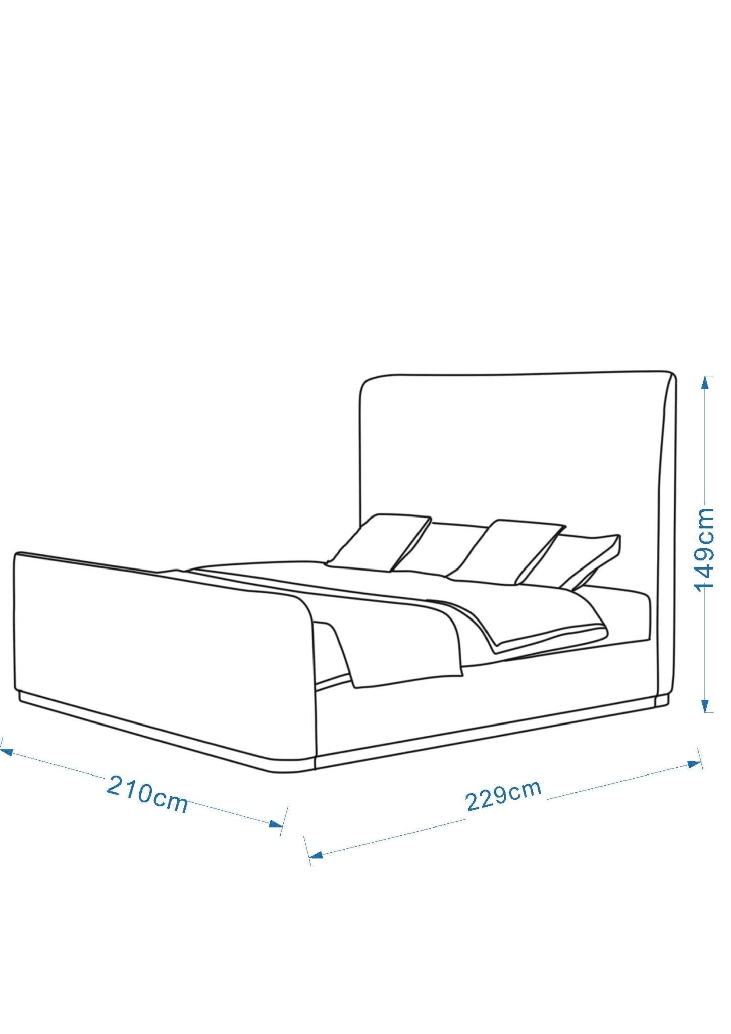 Aurelia Bed US KING SIZE