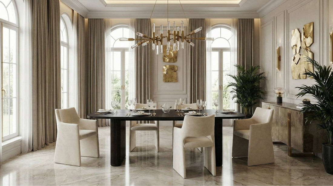 Avante Velvet Ivory Dining Chair