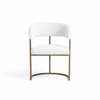 Axis Cream Boucle Dining Chair