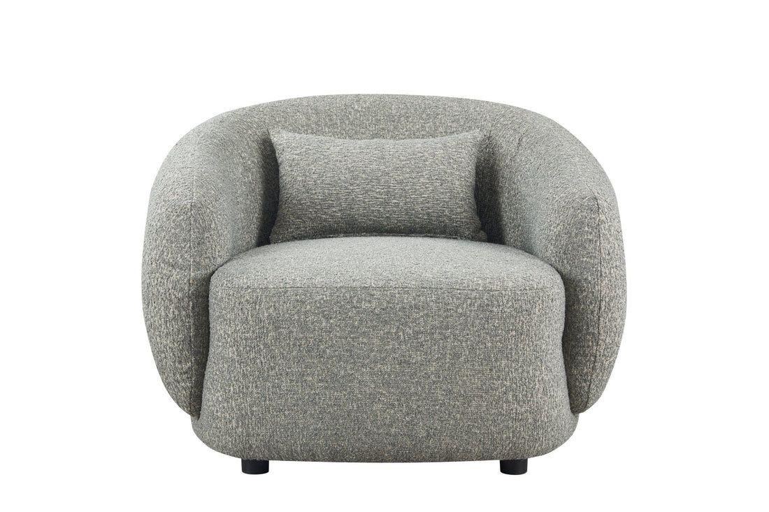 Barcelona dark grey Accent Chair   (102CM)