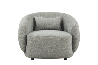 Barcelona dark grey Accent Chair   (102CM)