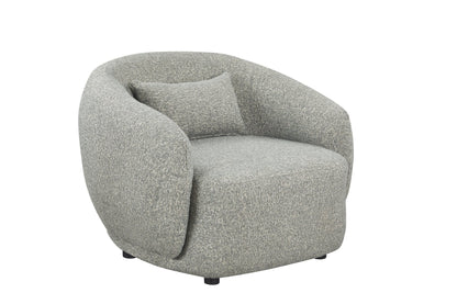 Barcelona dark grey Accent Chair   (102CM)