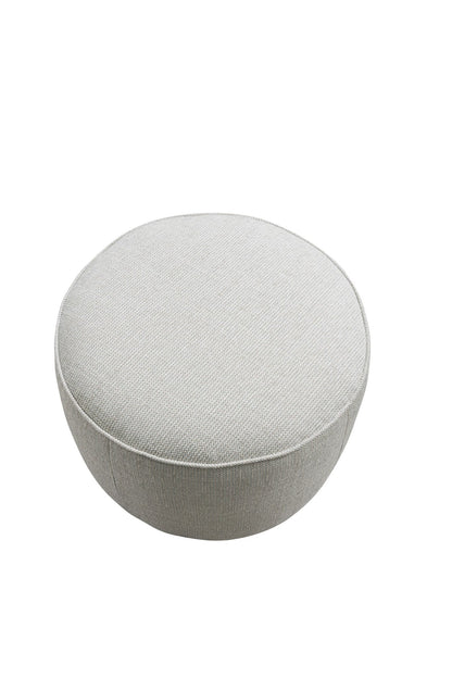 Beige Boucle Ottoman W55.5xH44cm