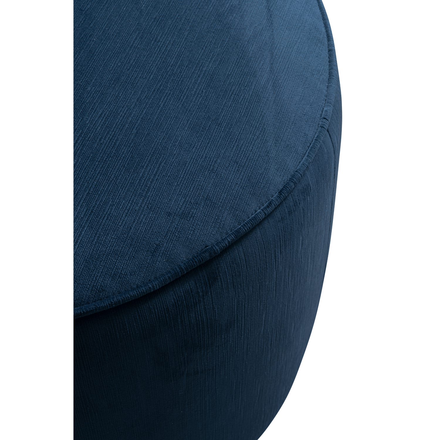 Pattern White Boucle Ottoman W55.5xH44cm