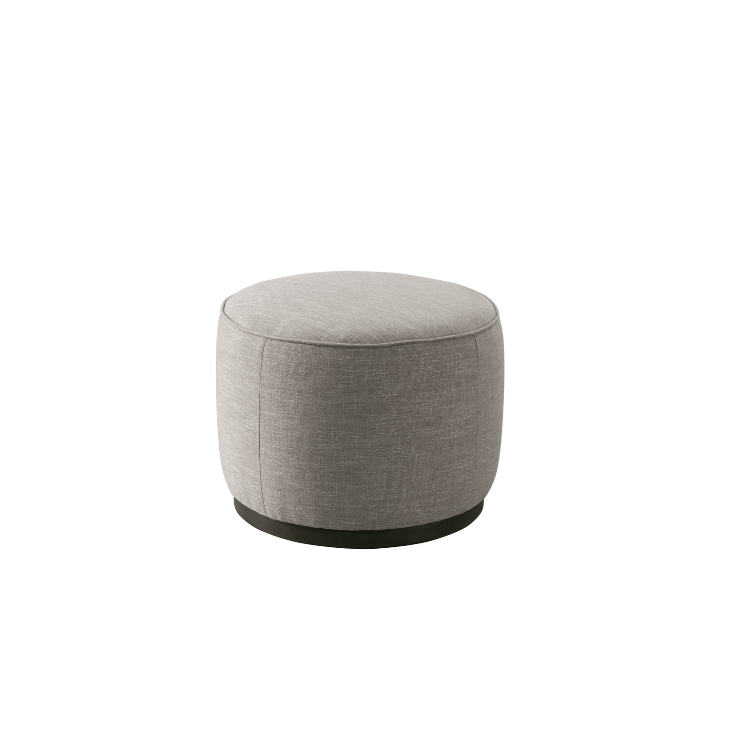 Pattern White Boucle Ottoman W55.5xH44cm