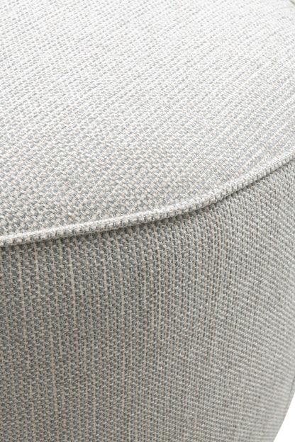 Beige Boucle Ottoman W55.5xH44cm