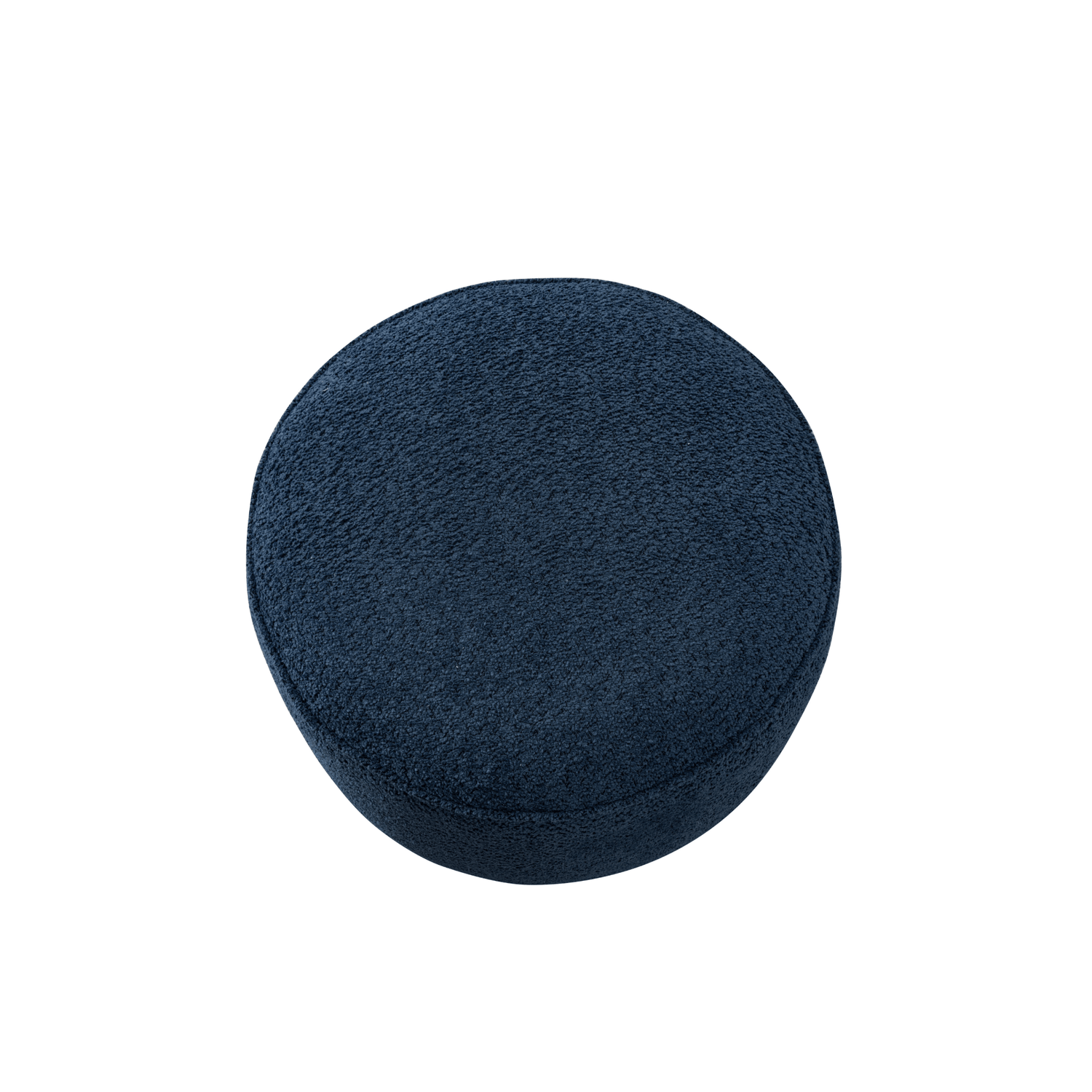 Pattern White Boucle Ottoman W55.5xH44cm