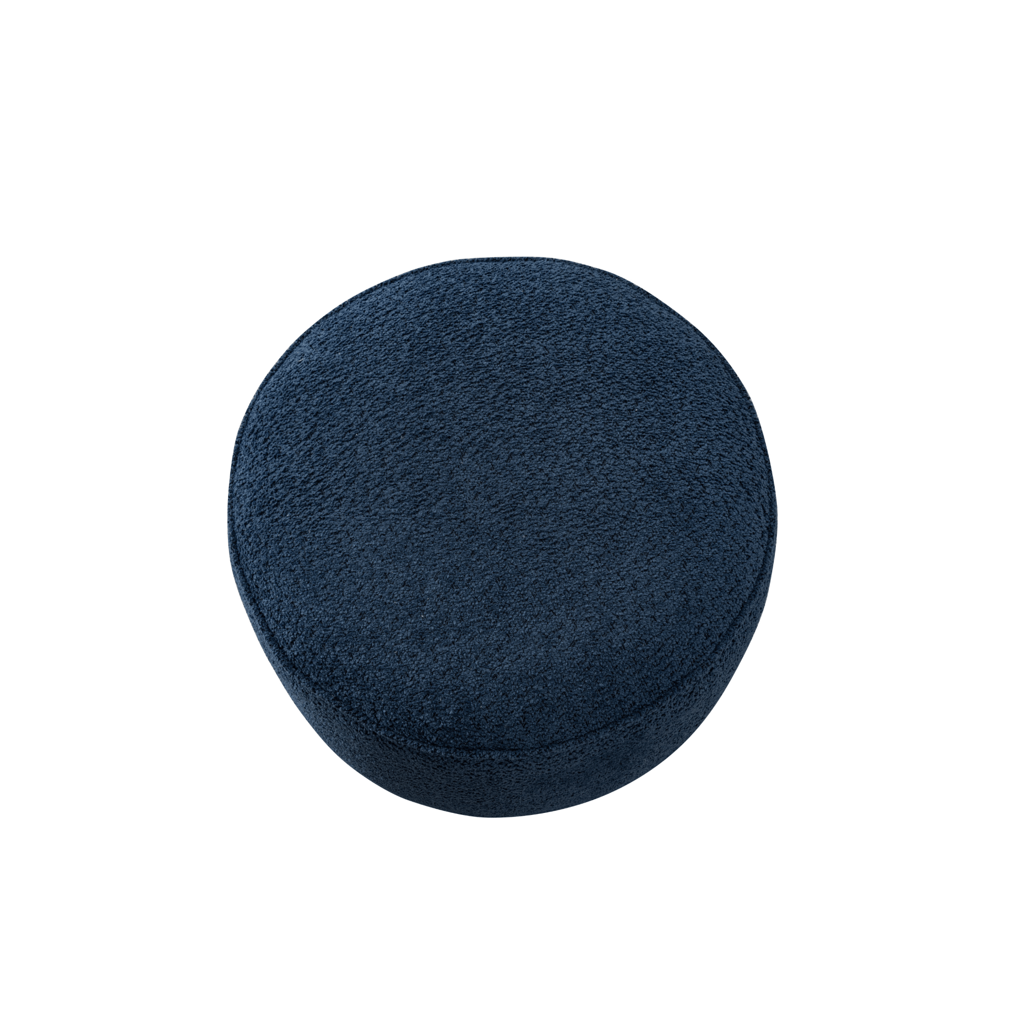 Pattern White Boucle Ottoman W55.5xH44cm