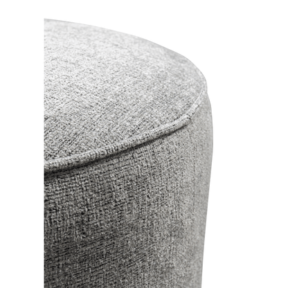 Pattern White Boucle Ottoman W55.5xH44cm