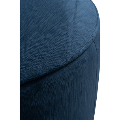 Pattern White Boucle Ottoman W55.5xH44cm