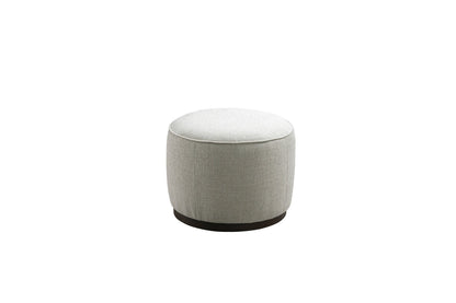 Beige Boucle Ottoman W55.5xH44cm