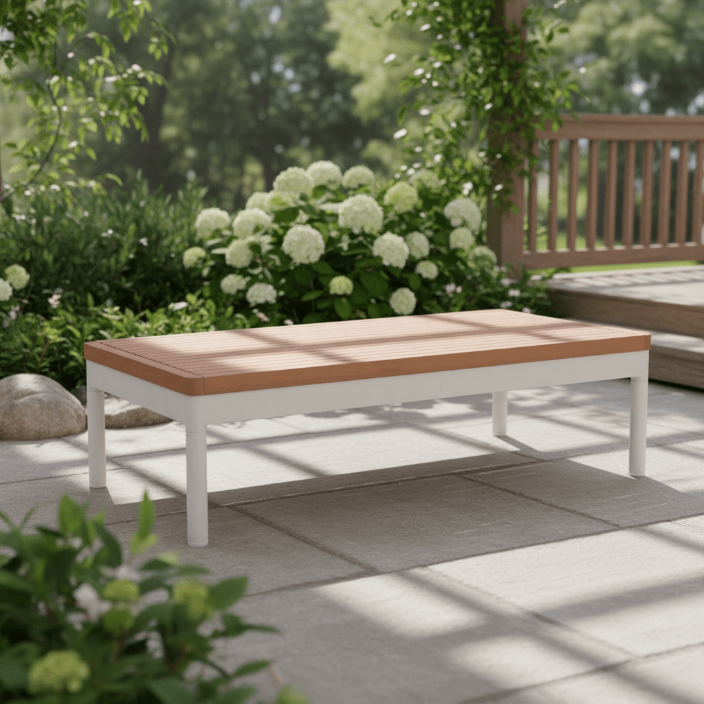 Bendigo coffee rect. table 101x51cm