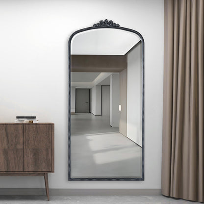 Bevel mirror, antique gold leaf finishing