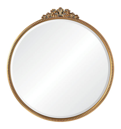 Bevel mirror, antique gold leaf finishing