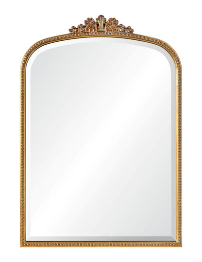 Bevel mirror, antique gold leaf finishing