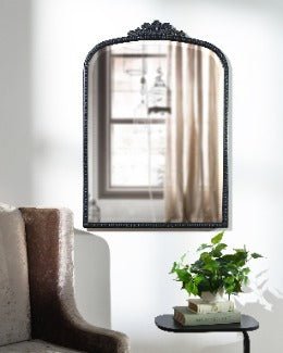 Bevel mirror, antique gold leaf finishing